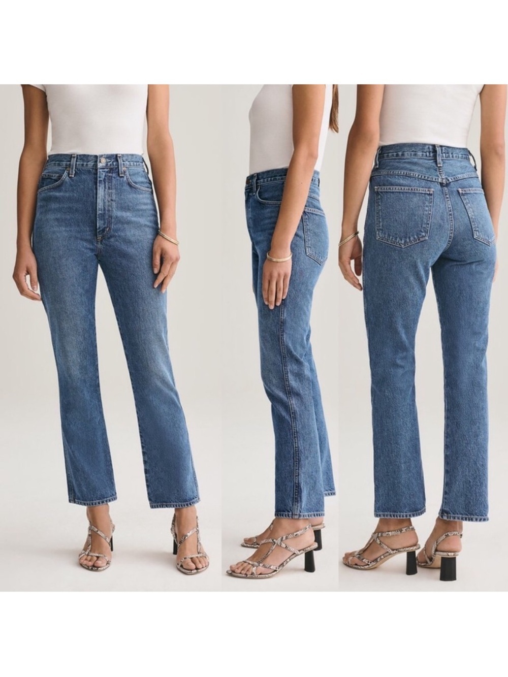 Agolde Pinch Waist High Rise Kick Denim Jeans NWT Size 31